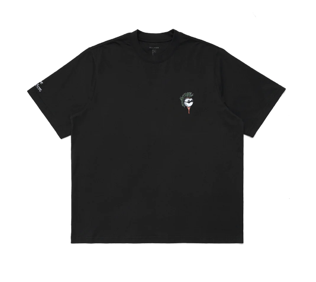 【MALBON GOLF】 Malbon Script Uni Round T-Shirt SWING OIL T-SHIRT – Malbon Golf